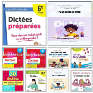Pack Complet de Dictées : CE1 à la 3ᵉ - Maîtrisez l'Orthographe Pas à Pas