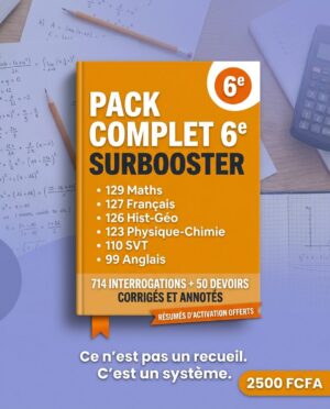Pack Excellence 6ème — Sujets & Corrigés 2026-2027